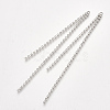 Brass Chain Tassel Big Pendants X-KK-T035-124P-1