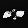 Natural Howlite Pendants G-N349-18P-07-2