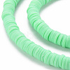 Handmade Polymer Clay Bead Strands CLAY-T002-6mm-51-3