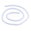 Natural Blue Chalcedony Bead Strands X-G-R193-02-4mm-6