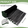Polyester Pleated Wave Yarn Floral Bouquet Packaging DIY-WH0037-43D-2