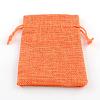 Burlap Packing Pouches Drawstring Bags ABAG-Q050-7x9-11-1