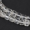 Natural Quartz Crystal Beads Strands G-H078-C33-6mm-4