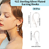 30Pcs Rack Plating Eco-friendly Brass Earring Hooks KK-BBC0027-53-2