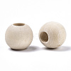 Natural Unfinished Wood Beads WOOD-Q038-15mm-2