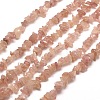 Natural Strawberry Quartz Chip Bead Strands X-G-M205-56-2