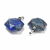 Natural Lapis Lazuli Pendants G-C241-02B-3