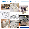 75Pcs Sew on Rhinestone RGLA-FG0001-31-5