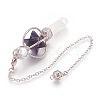 Natural Amethyst Dowsing Pendulums KK-F756-06A-2