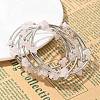 Gemstone Chip Warp Bracelets BJEW-JB01517-01-3