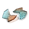 Spray Painted Glass Beads GLAA-Z007-02J-2