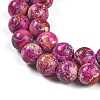 Natural Imperial Jasper Beads Strands G-I122-8mm-29-2