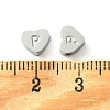 Tarnish Resistant 316L Surgical Stainless Steel Beads STAS-R230-01P-P-1-3