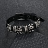Alloy Skull Rivets Bracelet BJEW-C037-04A-2