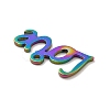 Ion Plating(IP) 201 Stainless Steel Pendants STAS-A066-12M-4