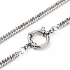 304 Stainless Steel Diamond Cut Chunky Curb Chains NJEW-JN03213-8