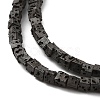 Electroplated Natural Lava Rock Beads Strands G-Q1009-B01-02B-3