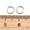 Tarnish Resistant 304 Stainless Steel Open Jump Rings STAS-N015-04-6x0.9mm-3