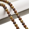 PVD Vacuum Plating Non-magnetic Synthetic Hematite Beads Strands X-G-F682-01C-4