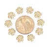 Flower Brass Fancy Bead Caps KK-P032-01-NR-3