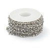 Tarnish Resistant 304 Stainless Steel Cable Chains STAS-B015-01P-3