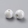 Glazed Porcelain Beads PORC-D001-10mm-04-2
