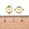 304 Stainless Steel Connector Cabochon Settings STAS-Q113-33B-G-3