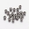 Tarnish Resistant Stainless Steel Beads X-STAS-R033-3mm-1