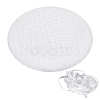 Linen Cloth Mini Hat Fascinator Base AJEW-WH0472-72B-1