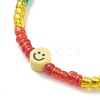 Glass Seed Beaded Bracelets BJEW-JB06122-2