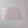 PET Plastic Picture Stickers STIC-WH0816-009I-1