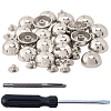 20 Bags Alloy Studs Rivets FIND-CL0002-03P-7