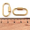 PVD Vacuum Plating 304 Stainless Steel Screw Carabiner Lock Charms STAS-H107-04C-G-4