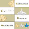 24Pcs 3 Colors 201 Stainless Steel Pendants Ion Plating(IP) STAS-DC0013-48-4