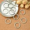 304 Stainless Steel Keychain Clasp Findings STAS-YW0001-80-4