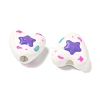 Handmade Porcelain Enamel Beads PORC-K011-02F-2