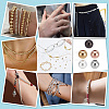 200Pcs 5 Colors Rack Plating Brass Beads KK-PH0011-70-5