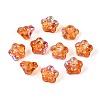 Electroplate Transparent Glass Beads Strands EGLA-N055-03A-04-1