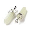 Bullet Pointed Synthetic Luminous Stone Pendants LUMI-PW0001-055-B-3