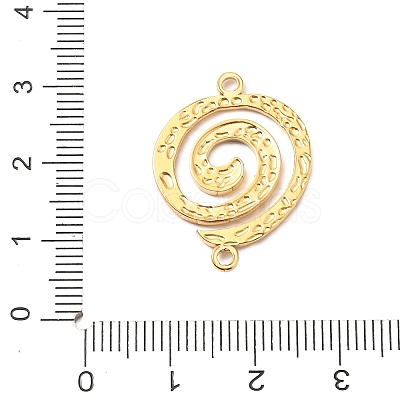 304 Stainless Steel Spiral Connector Charms STAS-P395-06G-1