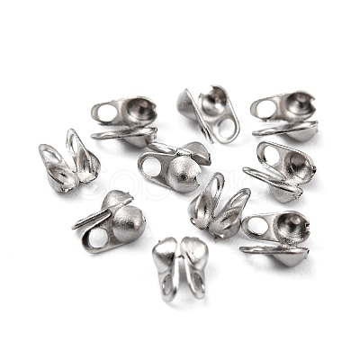 Tarnish Resistant 304 Stainless Steel Smooth Surface Bead Tips STAS-D150-01P-1