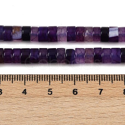 Dyed Natural Agate Beads Strands G-U030-B01-05-1