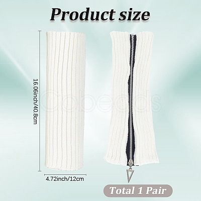 Acrylic Fibers Leg Sleeves AJEW-WH20072-16B-1