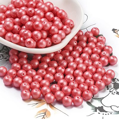 Baking Paint 3/0 Glass Seed Beads SEED-A034-02K-1