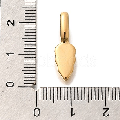 304 Stainless Steel Pendant Cabochon Settings STAS-G350-23G-1