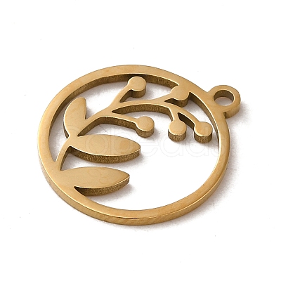 201 Stainless Steel Pendants LS-STAS-E211-03G-1