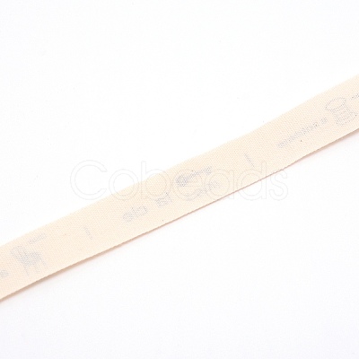 Polycotton(Polyester Cotton) Ribbon OCOR-WH0064-35B-1