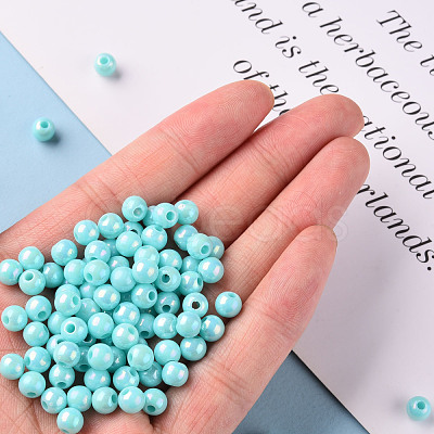 Opaque Acrylic Beads MACR-S370-D6mm-SS2107-1