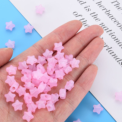 Imitation Jelly Acrylic Beads MACR-S373-45-E10-1