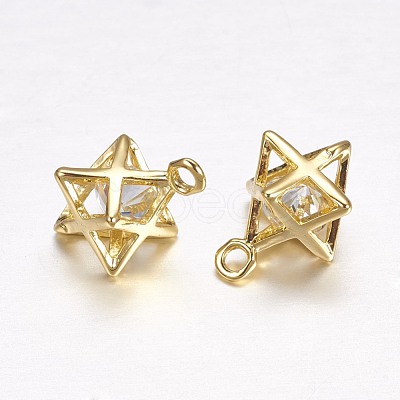 Brass Charms X-KK-G307-10-1